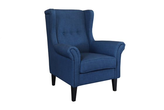 Korver Armchair – Navy Fabric