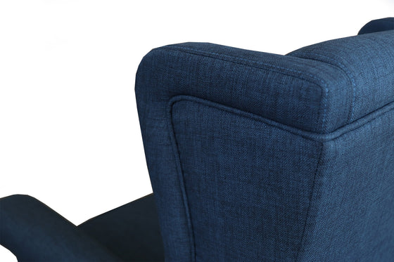 Korver Armchair – Navy Fabric