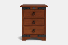  Arthur 3 Drawer Bedside Table