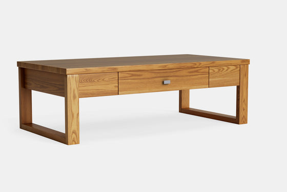 Hari Coffee Table with Drawer - Ash