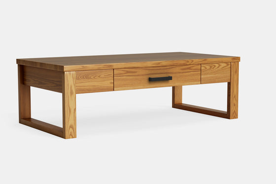 Hari Coffee Table with Drawer - Ash