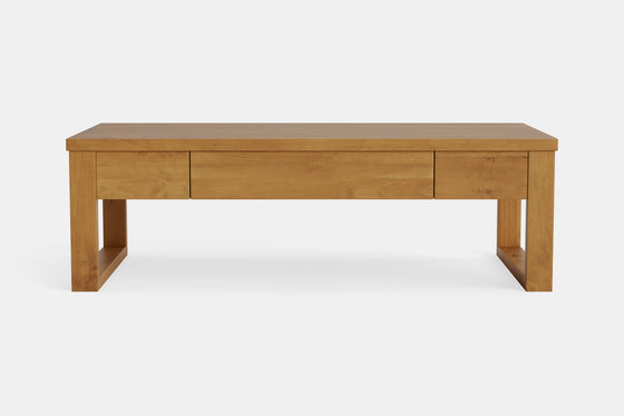 Hari Coffee Table with Drawer - Pine