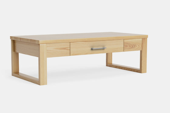 Hari Coffee Table with Drawer - Ash