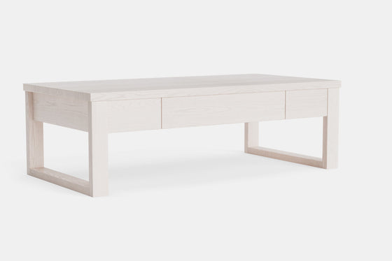 Hari Coffee Table with Drawer - Ash