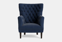  Wingback Armchair – Navy Velvet