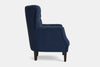 Wingback Armchair – Navy Velvet