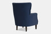 Wingback Armchair – Navy Velvet